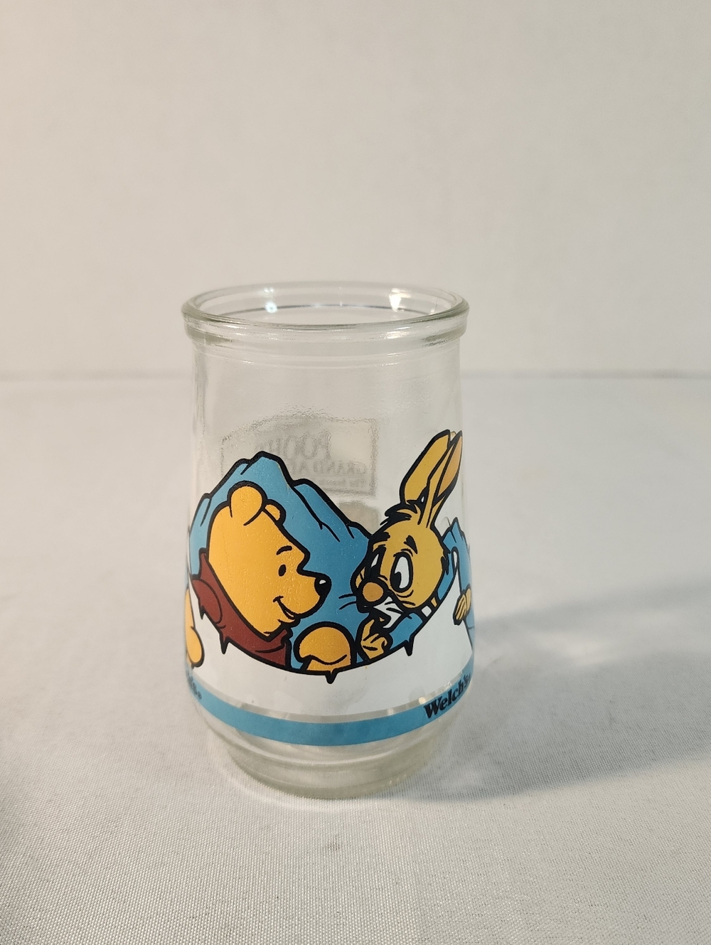 Welch’s Disney WINNIE THE POOH'S GRAND ADVENTURE Jelly Jar Glass Vtg 1997 # 5